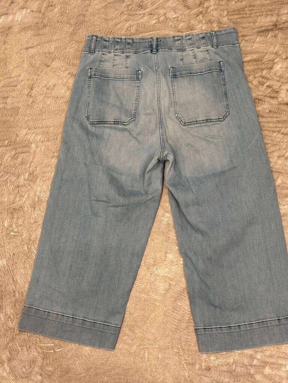 Maeve The Colette Crop Wide-Leg Pants Jean Size 18W - Picture 4 of 9
